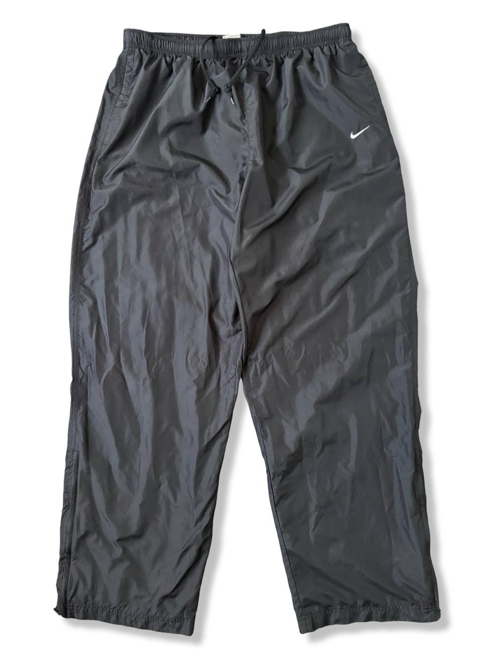 Vintage Y2K Nike Black Windbreaker Track Pants